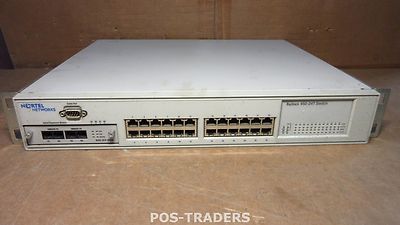 Nortel BayStack 450-24T 10/100 Switch AL2012A14 INCL 400-2FX MDA & 400-ST1 MODU