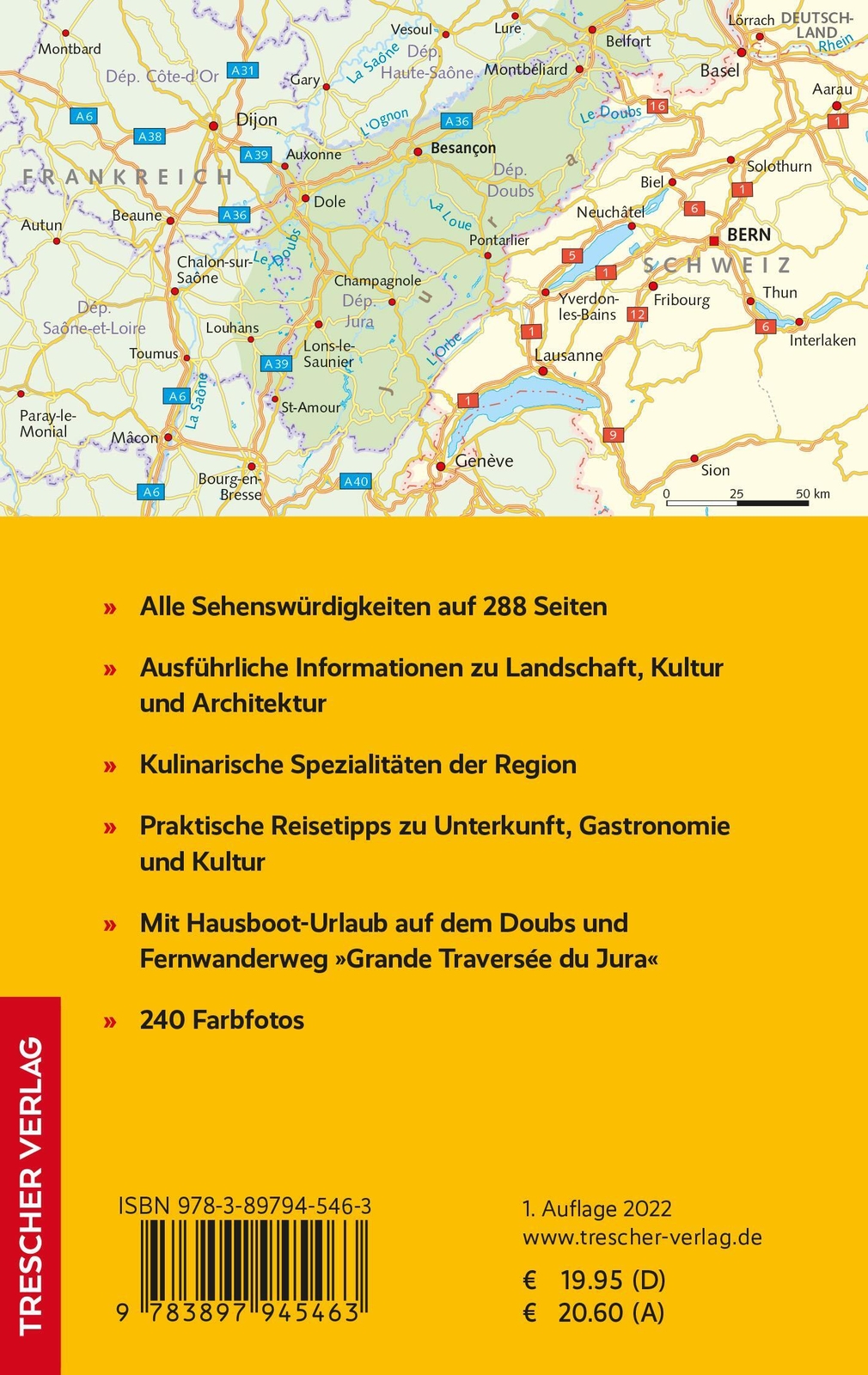 Thumbnail - Trescher Reiseführer Französischer Jura | Sabine Herre | Taschenbuch |