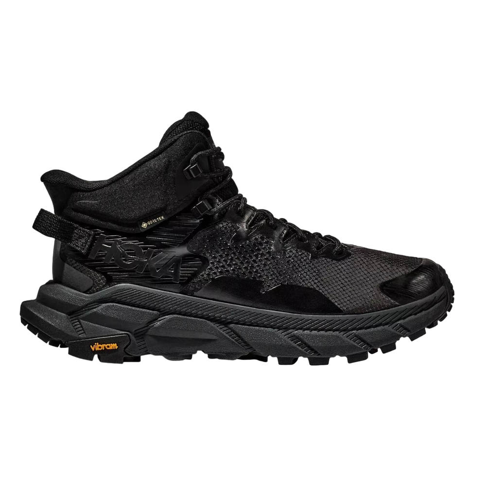 Hoka Trail Code GTX 'Black Raven' Waterproof Hiking Shoes Sneakers