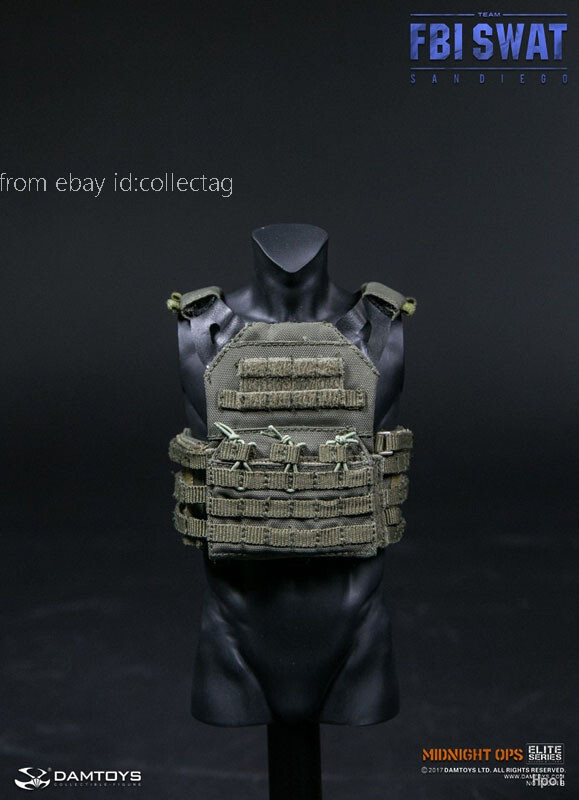 DAMTOYS 78044B スワット サンディエゴ ミッドナイトOPS 1/6 DAM-78044B] DAM Toys FBI SWAT Team Agent San Diego Midnight