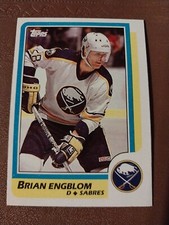 1986-87 BRIAN ENGBLOM TOPPS NHL HOCKEY CARD #40 SABRES CANADIENS KINGS