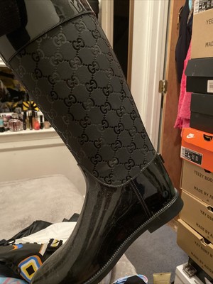 gucci rain boots womens
