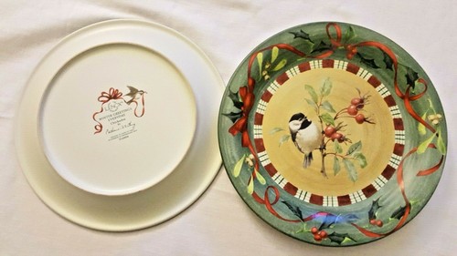 Plato de cena Lenox Winter Greetings Everyday CHICKADEE 10 3/4" Catherine McClung - Imagen 5 de 7