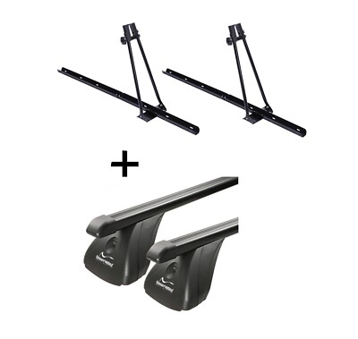 2x Fahrradträger ORION+Dachträger VDP Stahl für für BMW 3er F30 4Türer ab 12