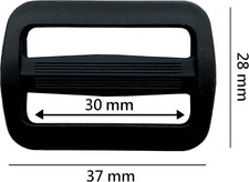 Set Di 90 Fibbie Regolabili In Plastica Per Zaini, Bracciali E Cinghie - 15 Colori Vivaci - Ideale Per Fai Da Te E Riparazioni - Foto 5