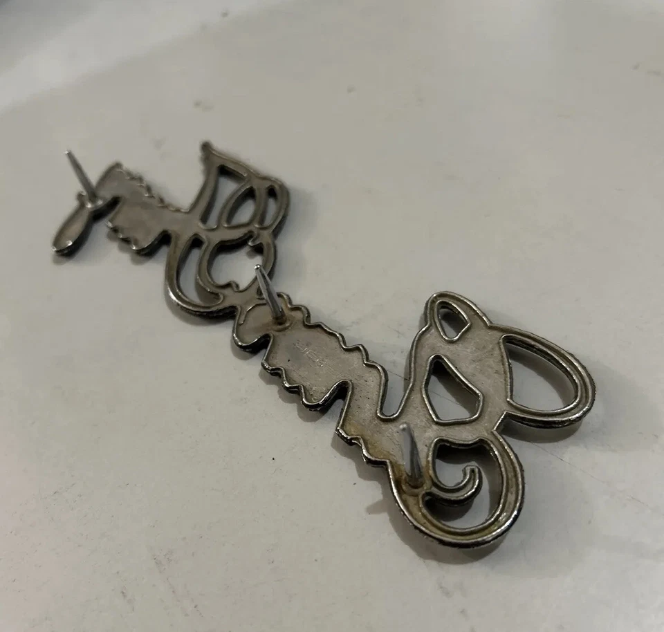 1975 1976 1977 Plymouth Gran Fury Script Emblem Badge OEM 3811505 - Image 2 of 4