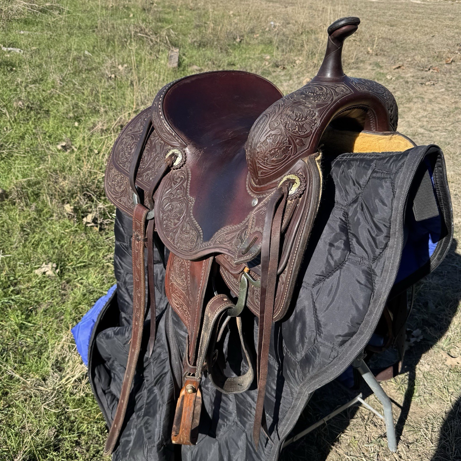 14” Jeff Smith Collection Cutting/Ranch/Versatility Saddle, Nettles Stirrups