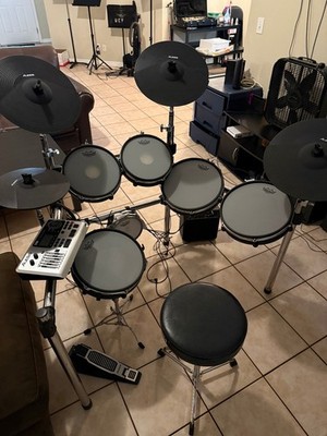 Alesis DM10 Electronic Drum Kit with Mesh Heads - Comes with everything pictured