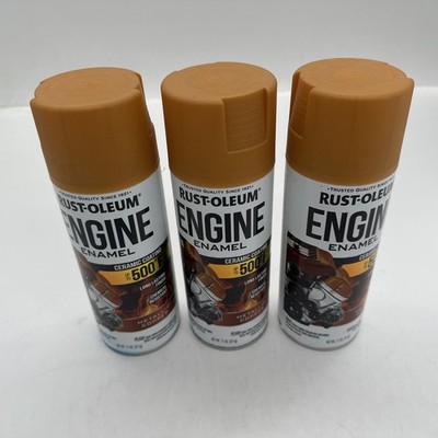 3x Rust-Oleum 257388 Engine Enamel Spray 11 Ounce - Metallic Copper
