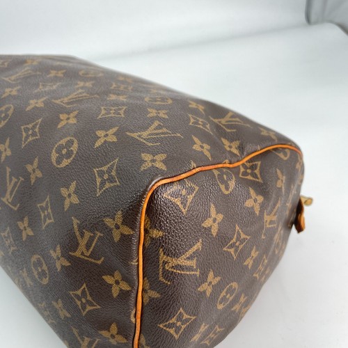 Auth LOUIS VUITTON Monogram Speedy 30 M41526 Handbag Made in France RG447 - Picture 10 of 20