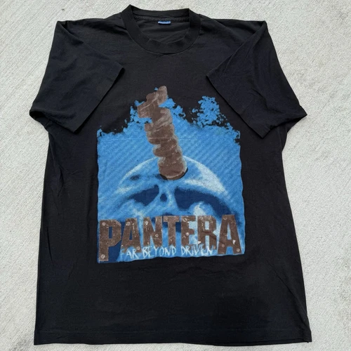 Pantera Far Beyond Driven Tour Smoking Cross Th 1990s vintage concert t-shirt, vintage, size XL, single stitch, B+ condition