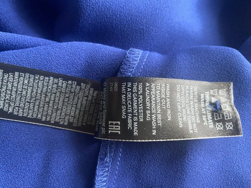 Dunkelblaues Kleid Größe 14R von M&S neu mit Etikett - Bild 4 von 4
