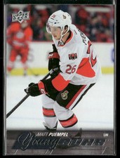 2015-16 Upper Deck #215 Matt Puempel Ottawa Senators Rookie Hockey Card. rookie card picture