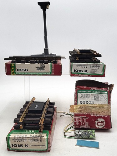 Accesorios de pista surtidos escala G LGB: 1015K, 1015K, 55021, 1056 [4] EX/caja | Zustand: Used