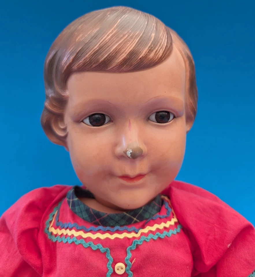 Grande poupée ancienne Colette Petitcolin Corps Pcp celluloïd - Photo 3/4