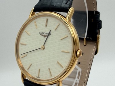 [Near MINT] Longines La Grande Classique L4.637.2 Textured Dial Quartz Watch