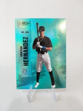 2022 Skybox Metal Universe Champions Cristian Hernandez #094 Aqua (RC)
