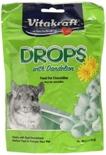 Vitakraft (2 Pack) Dandelion Drops for 10.6 Ounce (Pack of 1), Black