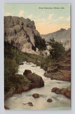 Postcard Iron Canyon Chico California c1913