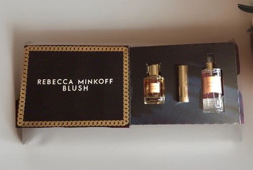 Rebecca Minkoff Blush EDP Spray Set 3.4 oz + 0.47oz Refillable Atomizer +6.8oz