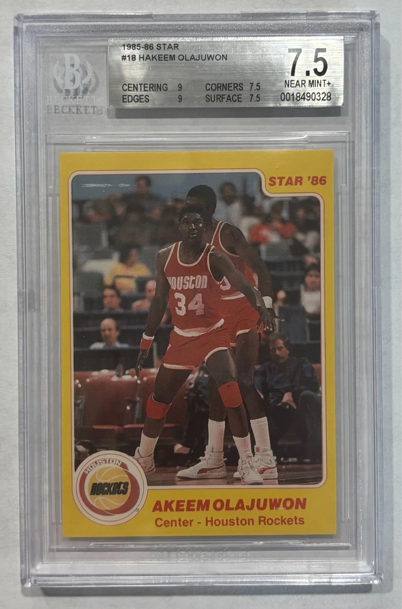 1985-86 Star - Hakeem Olajuwon #18 for sale | eBay