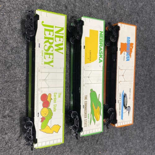 Mantua HO State Boxcars Set Of 5 Used, MD, CT, MN, NE, NJ, One Box (HO052025-04) - Picture 14 of 24