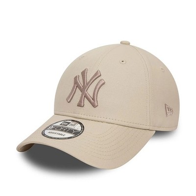 New Era MLB 9FORTY Cap League Essential New York Yankees stone beige Baseball 
