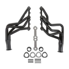 Flowtech 11100FLT Long Tube Header - Black Painted 1.5" Primary 3" Collector