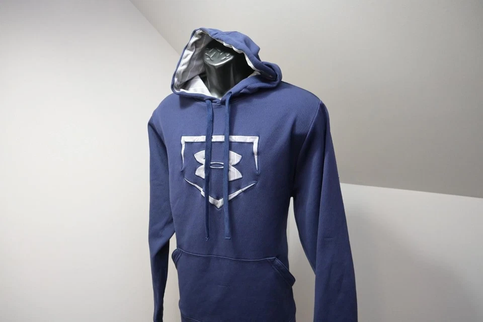 Under Armour Sudadera con Capucha Suelta Polar Béisbol Rendimiento Atlético Para Hombres Talla XL Foto 3 de 4