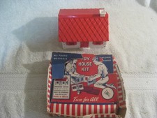 Vintage Bachmann/Plasticville Build A House Toy House Kit Box O/S Scale 1950s