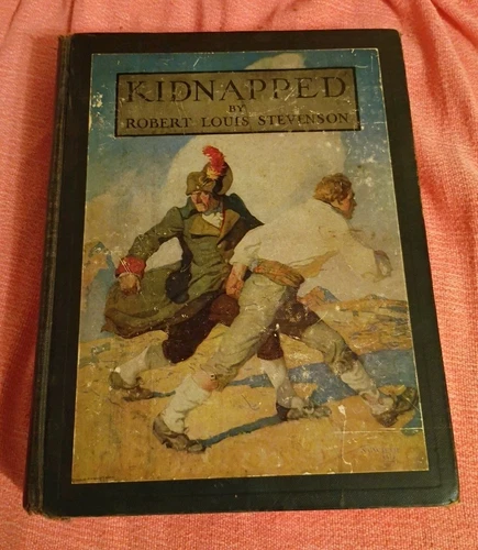 KIDNAPPED / ROBERT LOUIS STEVENSON Illus NC WYETH 1919 SCRIBNER'S Old Book