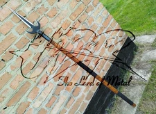 UBR CUSTOM HANDMADE HIGH CARBON STEEL HUNTING SPEAR, SHIVA TRISHUL WITH SHEATH