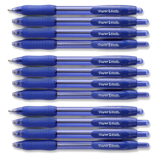 Paper Mate Profile Retractable Ballpoint Pens, Bold Point, 1.4 mm, Translucent - Imagen 2 de 8