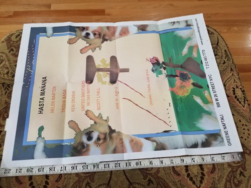 LARGE EXHIBITION POSTER FROM GREENE NAFTALI GALLERY - Picture 7 of 14