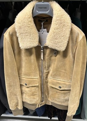 50IT - Tom Ford CASHMERE SSUEDE BLOUSON BOMBER  - BNWT - LBB007