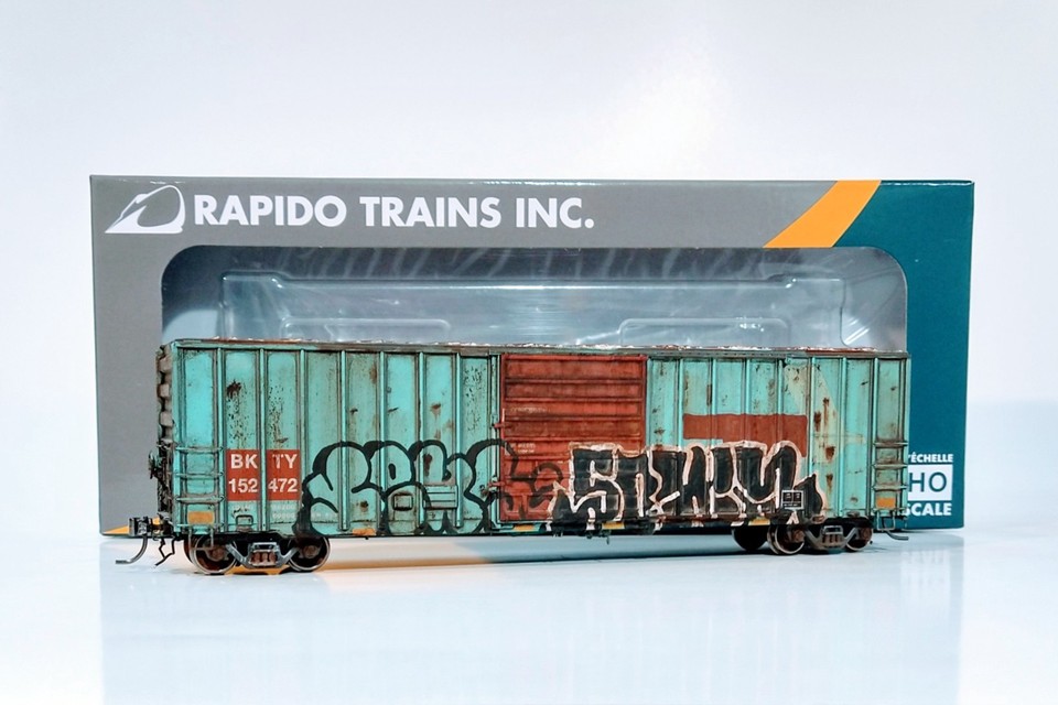 BKTY 152472 Boxcar (Ex Berlin Mills Railway) - Ho Scale - Weathered | eBay