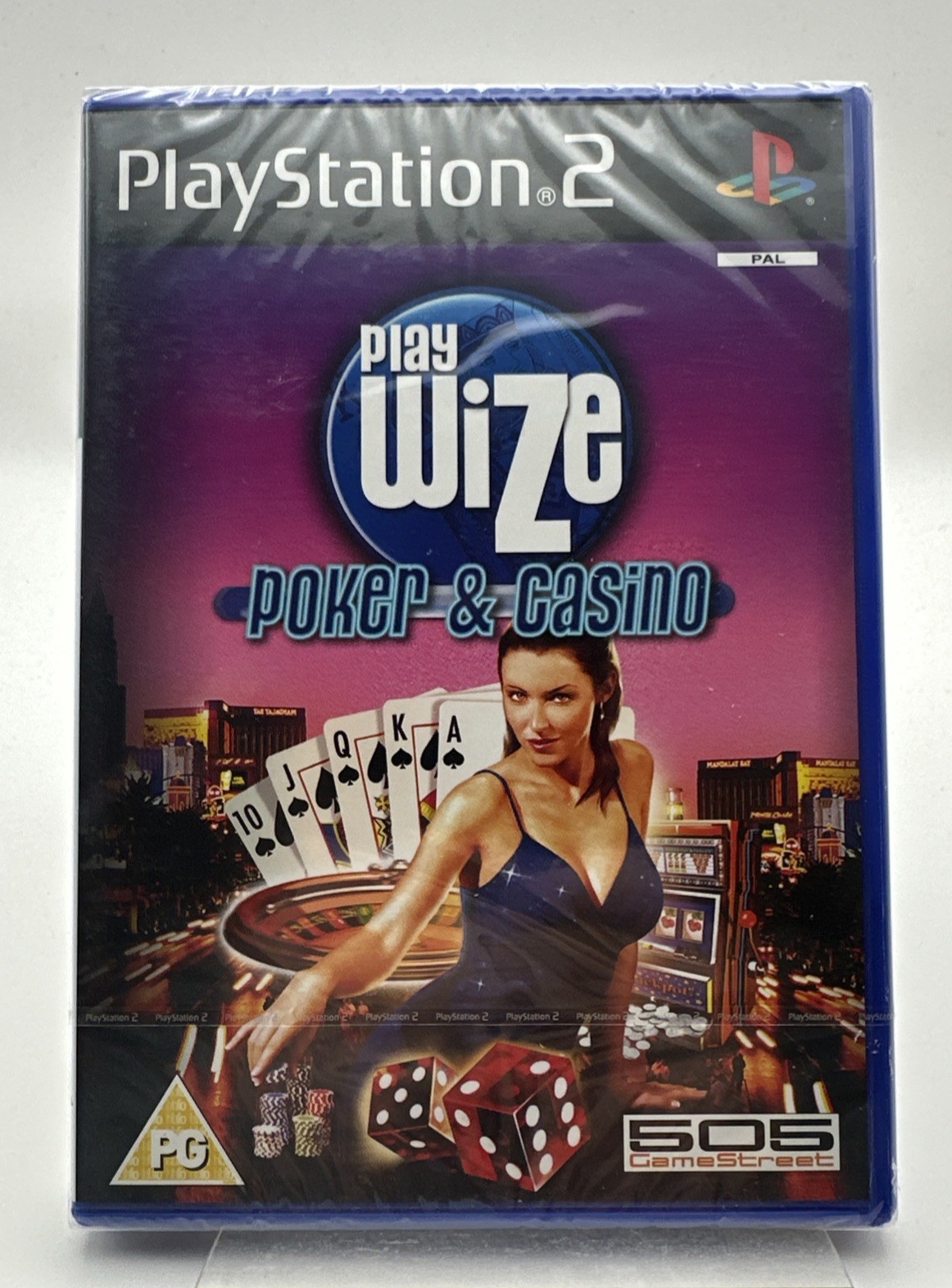 PS2 Playwize Poker & Casino, New And Factory Sealed