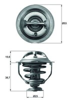 KÜHlmittel Thermostat FÜR Audi A4 B8 Avant (8K5) - Mahle TX 117 95D