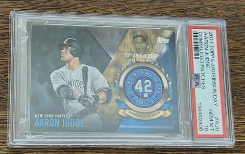 2017 Topps Jackie Robinson AARON JUDGE Rookie patch PSA 10 Gem Mint NY Yankees