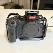 Canon EOS R6 EOS R Series Black Mirrorless Camera Body ONLY NO SmallRig Cage