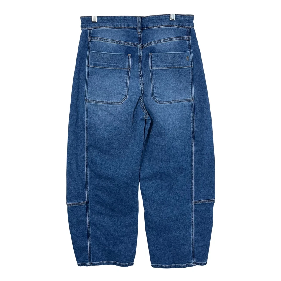 Anthropologie The Kenna Mid-Rise Heritage Barrel 牛仔裤 Pilcro 牛仔裤 29T 码 — 第 4/4 张图片