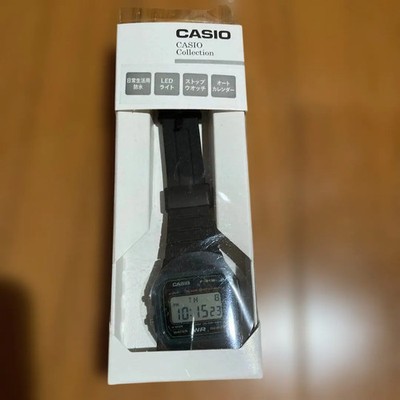 CASIO Collection Standard F-91W-3JH Green Line Men's [Japan Set]  Black
