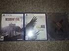 Ps5 Resident Evil Requiem And Village Very Good Condition With Village Steelbook