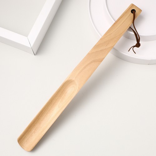 SUPVOX Professional Wooden Long Handle Shoe Horn Comfortable Shoe Lifter for - Picture 10 of 12
