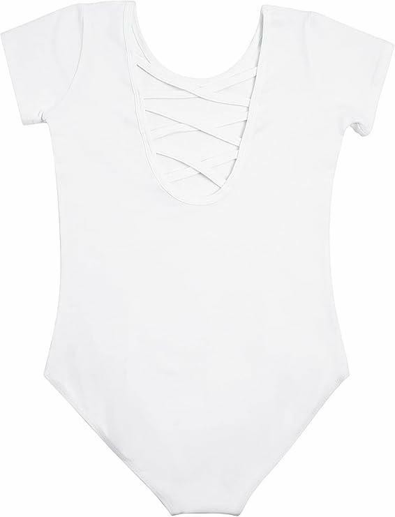 Camiseta de ballet para niños TANZDUNSJE 140 cm blanco B-WARE