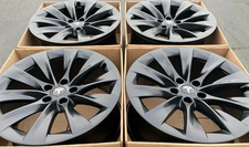 16-21 Oem Tesla Model X 20 Slipstream Satin Black Wheel Rims Staggered Set Of 4 16-21 Oem Tesla Model X 20 Slipstream Satin Black Wheel Rims Staggered Set Of 4