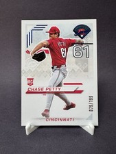 2025 Panini Prospect Edition Blue /199 Chase Petty #180 Cincinnati Reds