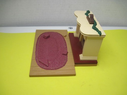 1993 Hallmark Flickering Light Fireplace Working 1:25 Scale - Picture 10 of 24