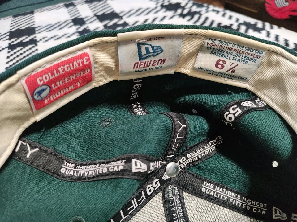 Sombrero de Colección Portland State Vikings - New Era Hecho en EE. UU. | Gorra Snapback PSU Rara Foto 4 de 4