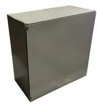 Unity 242412SCNK 24x24x12 NEMA 1 Junction Box – Steel Electrical Enclosure NO KO